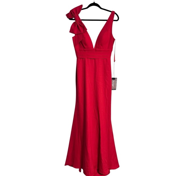 sachin and babi light blue dress Red Evening Dresses For Winter